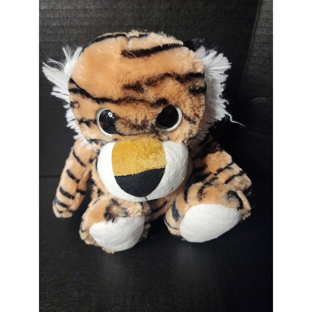 Holiday Home Tiger Plush Stuffed Animal Orange Black Stripes 9 Inch NWT 2014